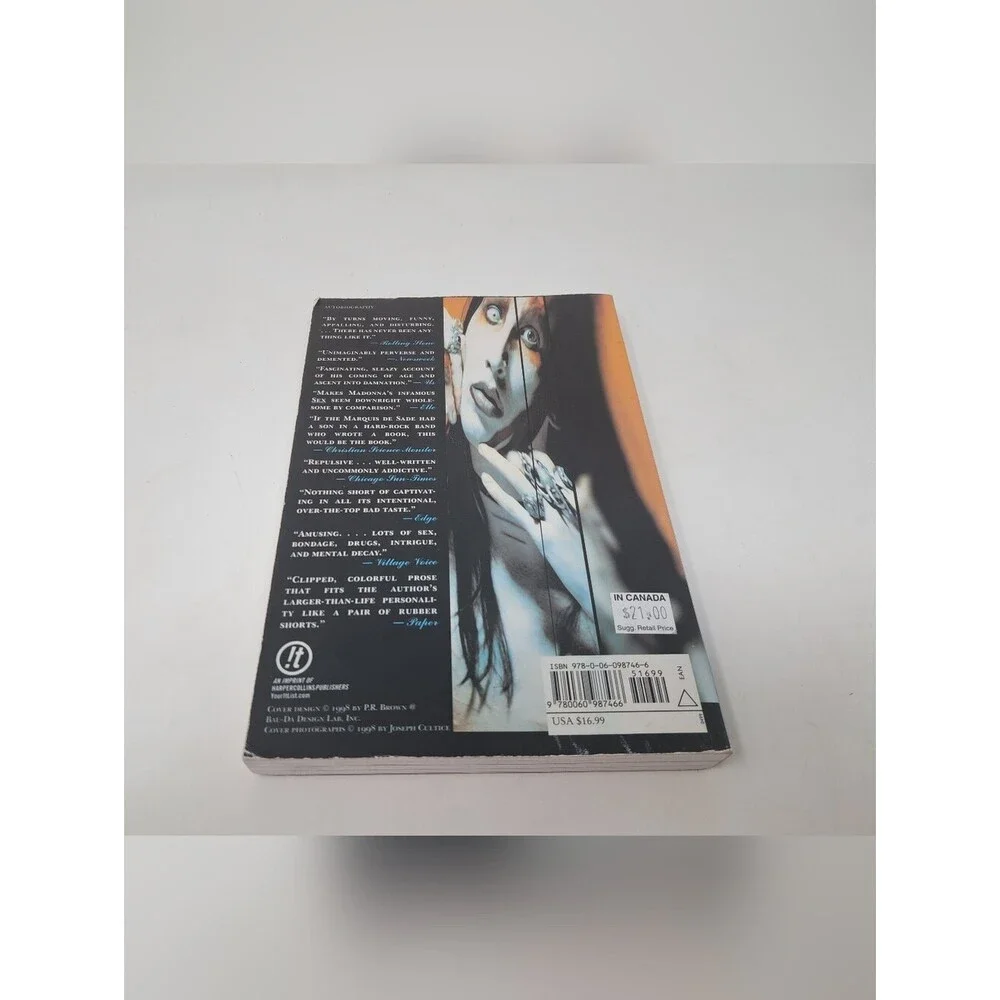 Marilyn Manson Book The Long Hard Road Out of Hell Neil Strauss Softcover